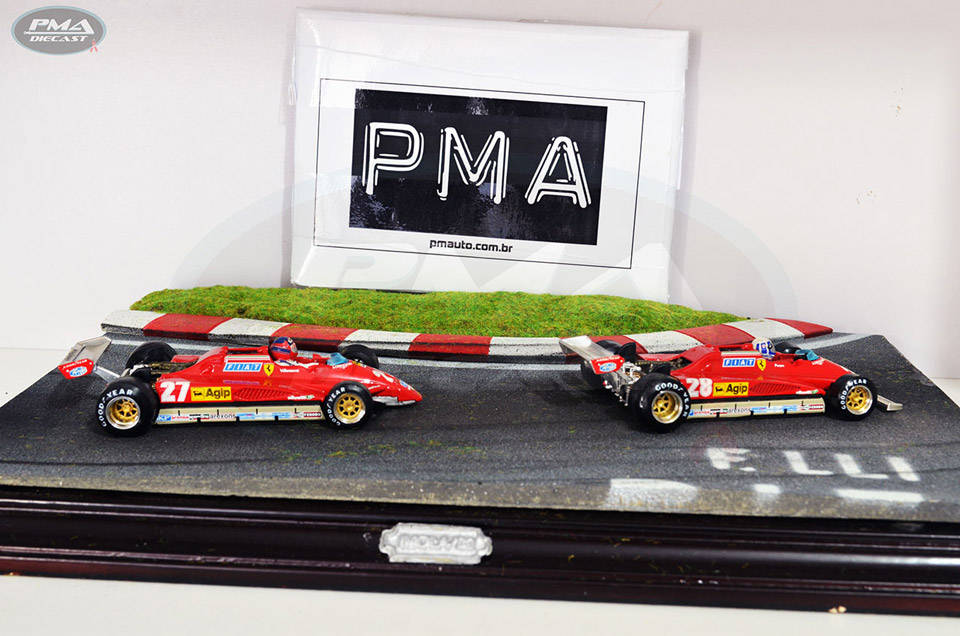 DIDIER PIRONI, GILLES VILLENEUVE 1982 FERRARI 126C2 1:43